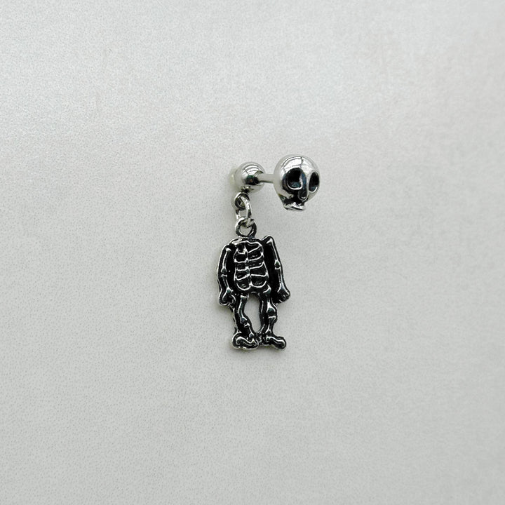 DANGLY SKULL CARTILAGE BAR