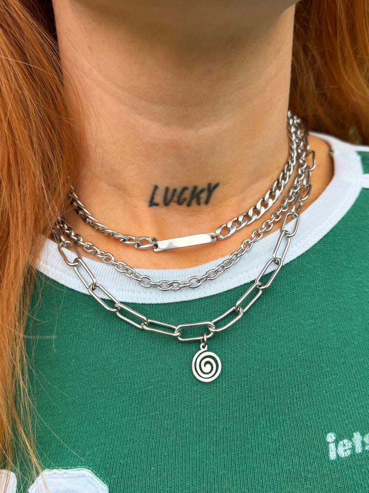 VORTEX TRIPLE STACK NECKLACE