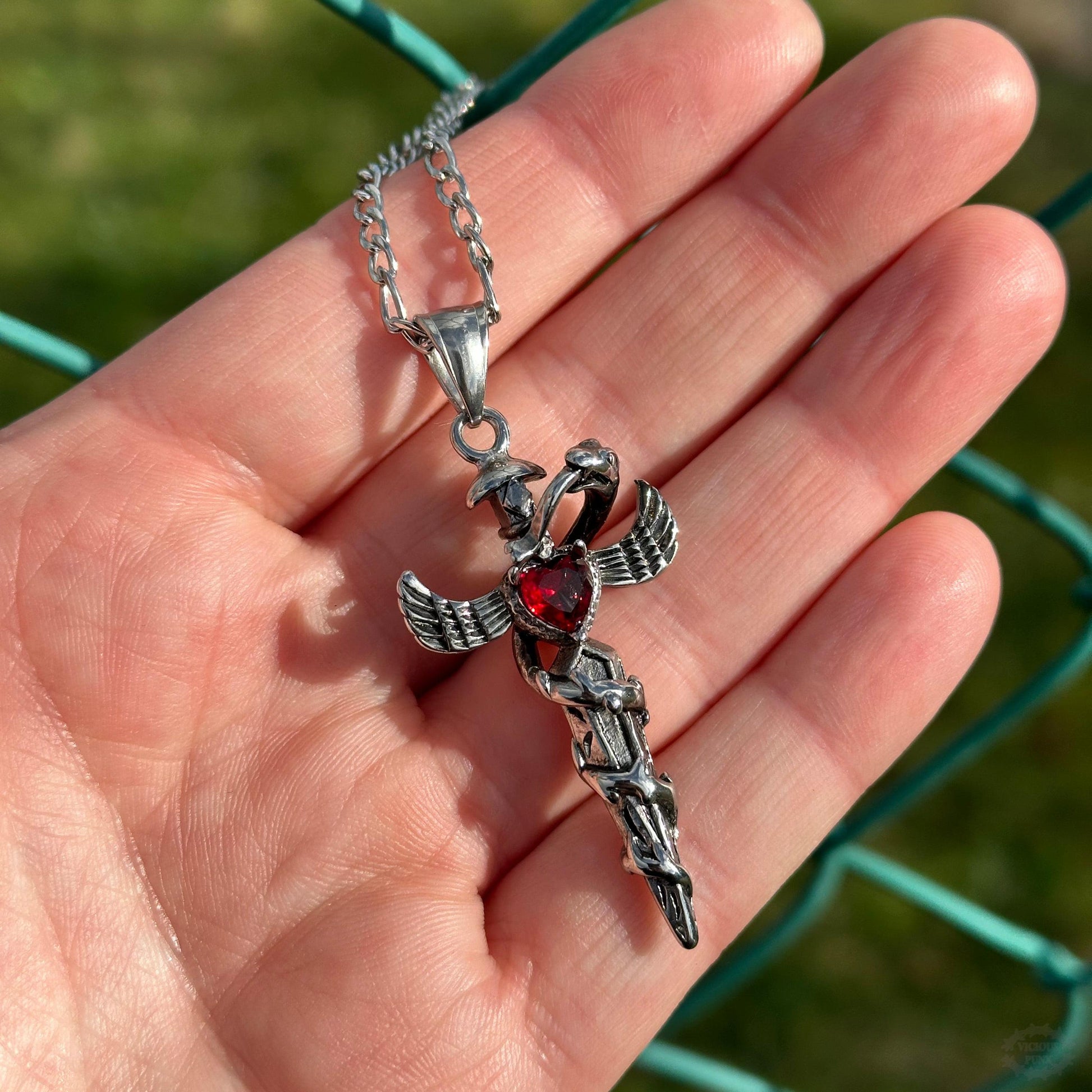 SNAKE DAGGER NECKLACE