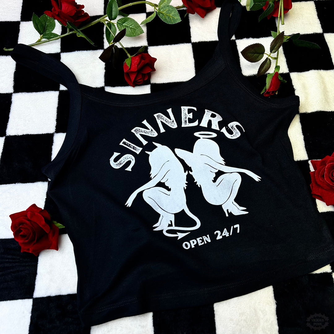 SINNERS CLUB VEST TOP-Vicious Punx-Vicious Punx