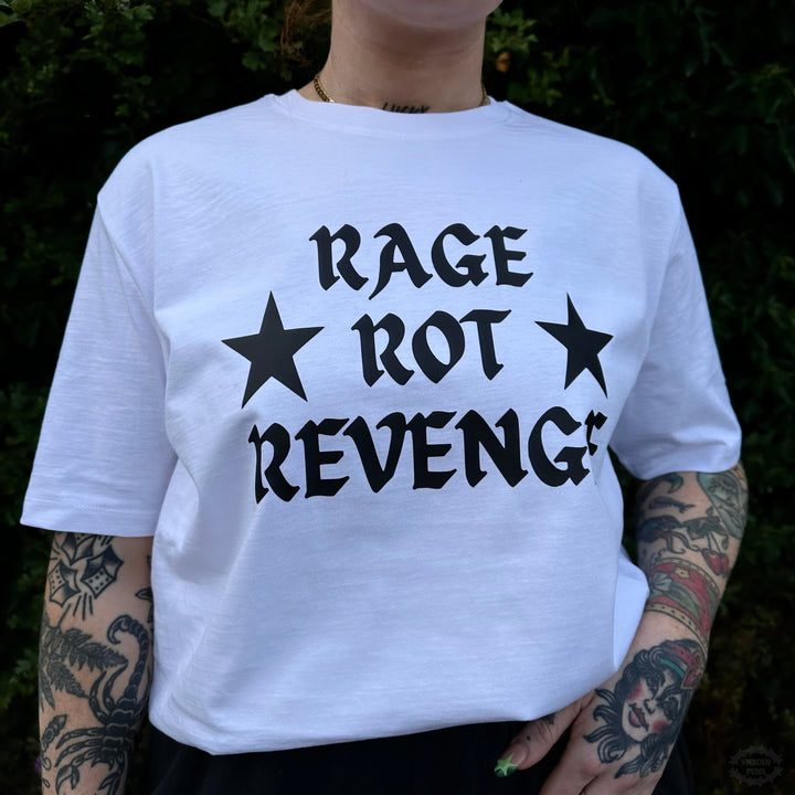 RAGE ROT REVENGE T SHIRT-Vicious Punx-Vicious Punx