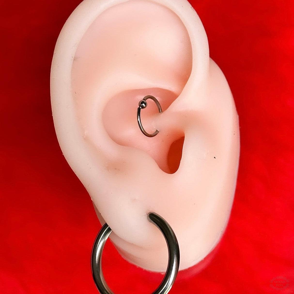 20MM PLAIN HOOP EARRINGS-Vicious Punx-Vicious Punx