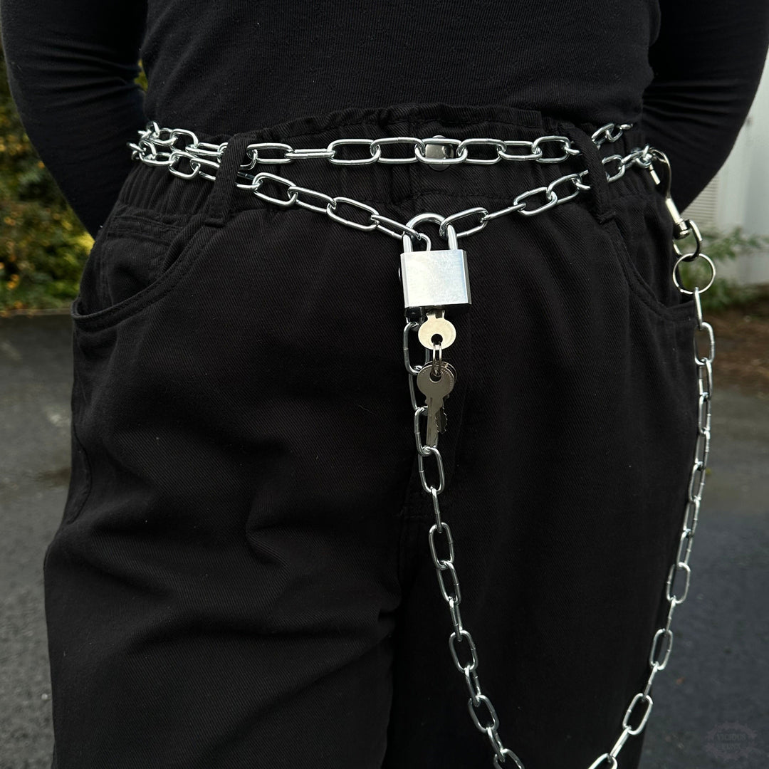 PADLOCK CHAIN BELT-Vicious Punx-Vicious Punx