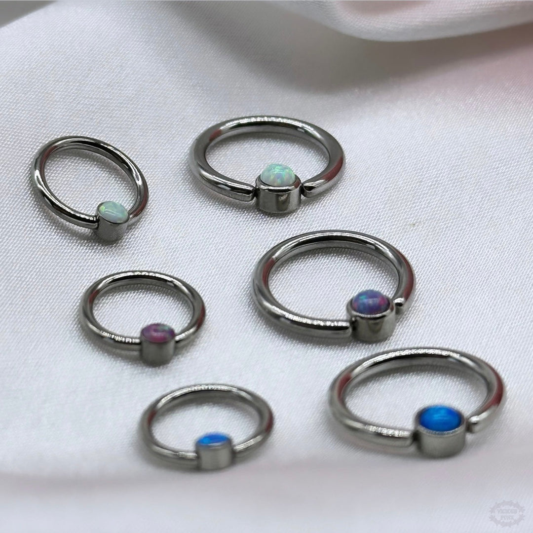 OPAL SET BCR RING - CARTILAGE-Vicious Punx-Vicious Punx