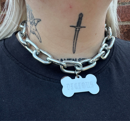 VERY VICIOUS DOG BONE NECKLACE
