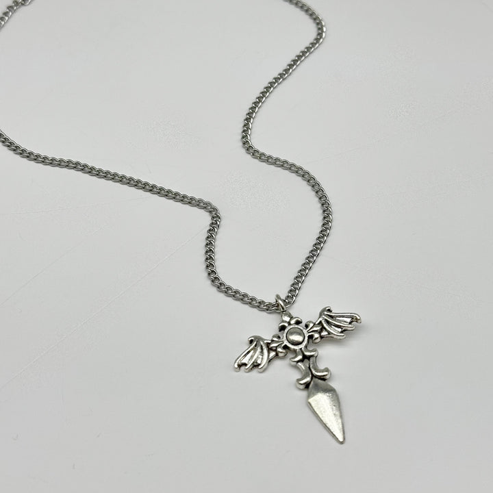 SALE - WINGED SWORD NECKLACE