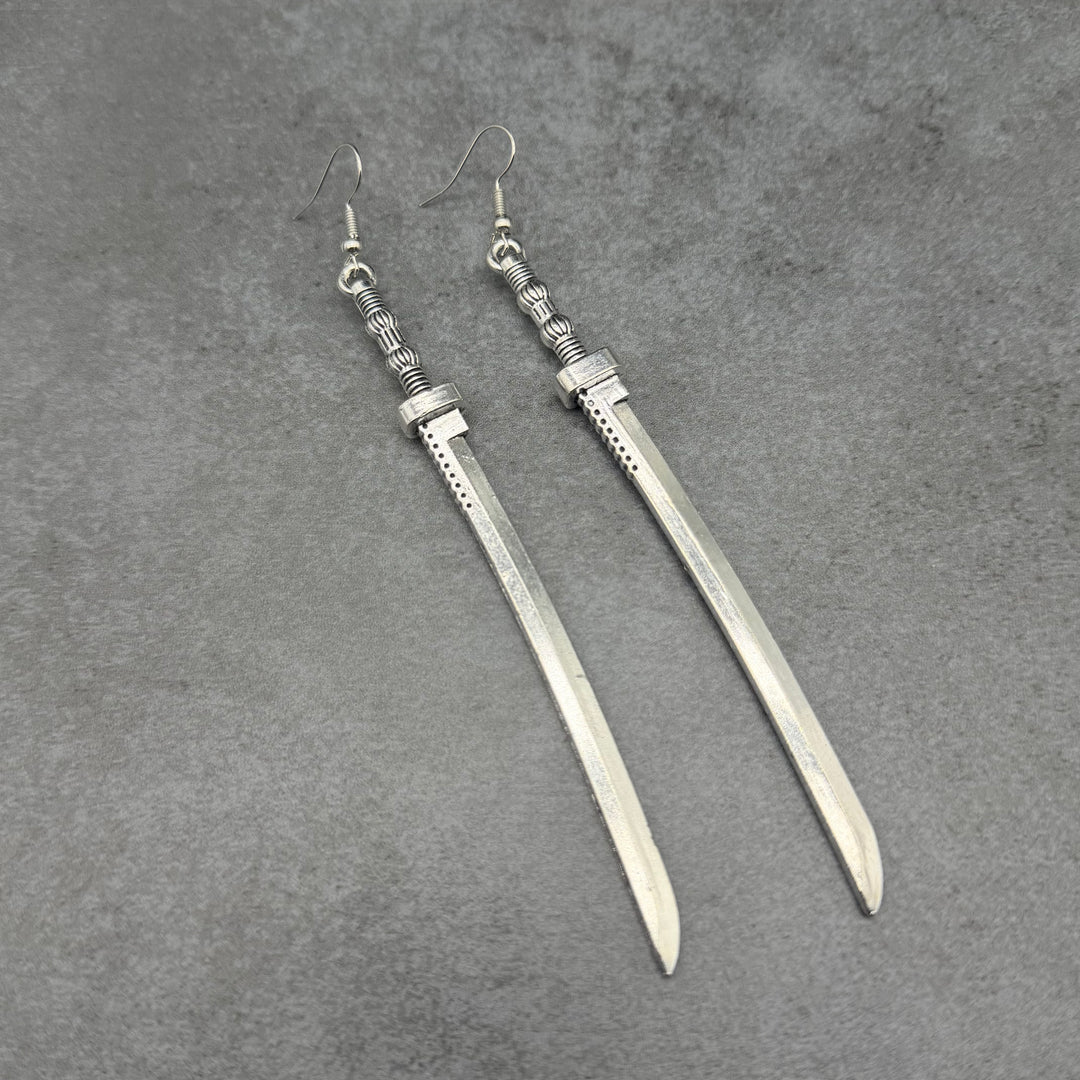 SAMPLE SALE - KATANA SWORD EARRINGS