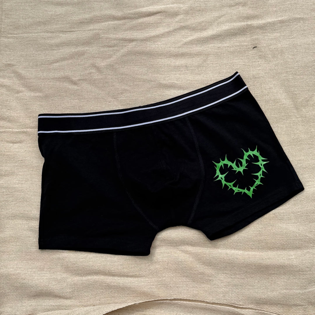 SAMPLE SALE - SPIKEY HEART BOXER SHORT