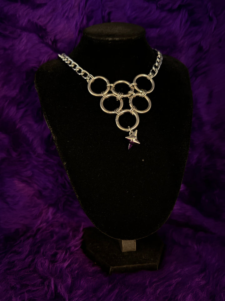 MACE BALL CHAINED NECKLACE