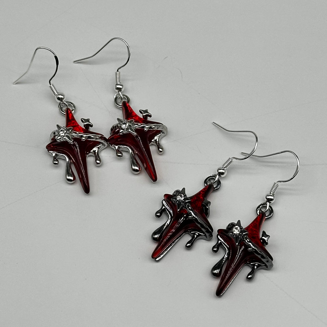 SALE - DRIPPING STAR EARRINGS