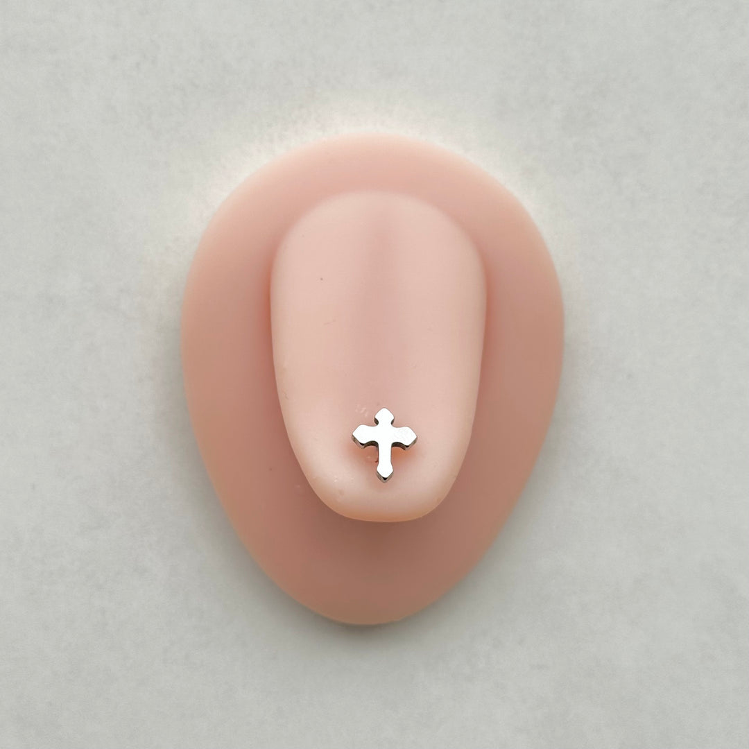GOTHIC CROSS TONGUE BAR
