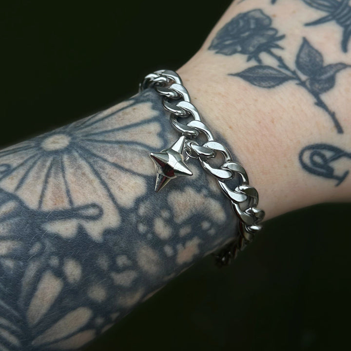 MACE BALL CURB BRACELET