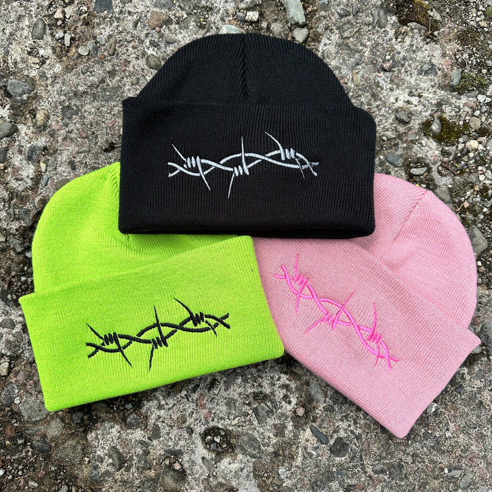 TRIBAL BARBED BEANIE HAT