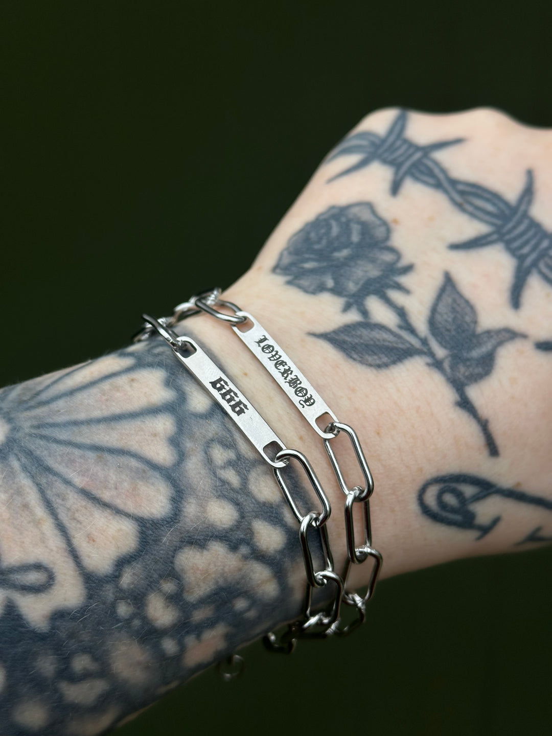 PERSONALISED PAPERCLIP BRACELET