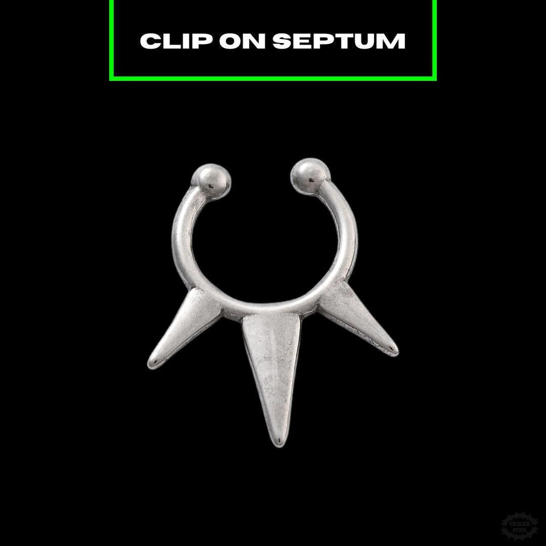 CLIP ON SPIKEY SEPTUM