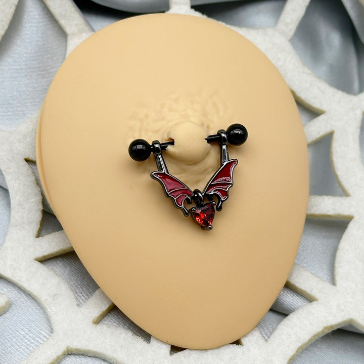 HEART BUTTERFLY WING NIPPLE SHIELD