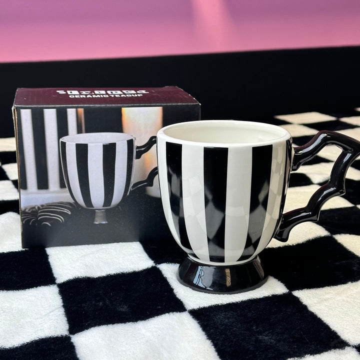 STRIPEY BAT WING TEACUP-Vicious Punx-Vicious Punx