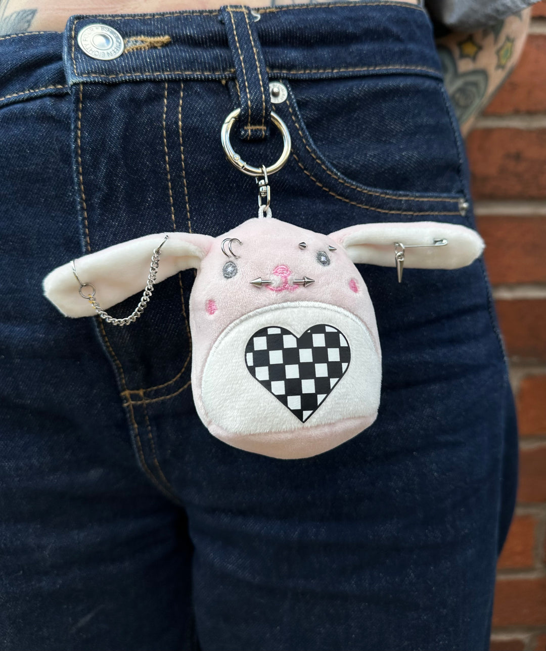 MINI PUNK BUNNY CLIP ACCESSORY