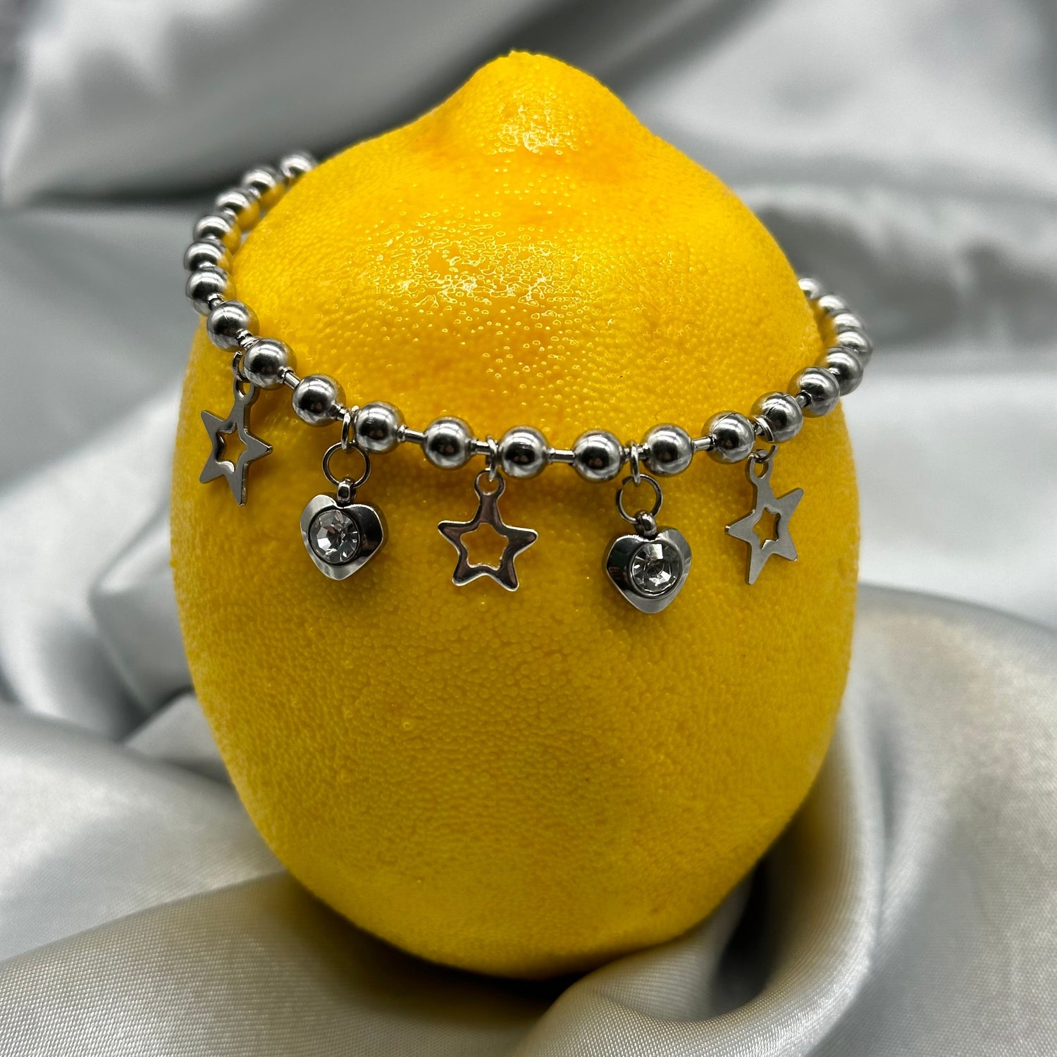 MULTI CHARM BALL BRACELET-Vicious Punx-Vicious Punx