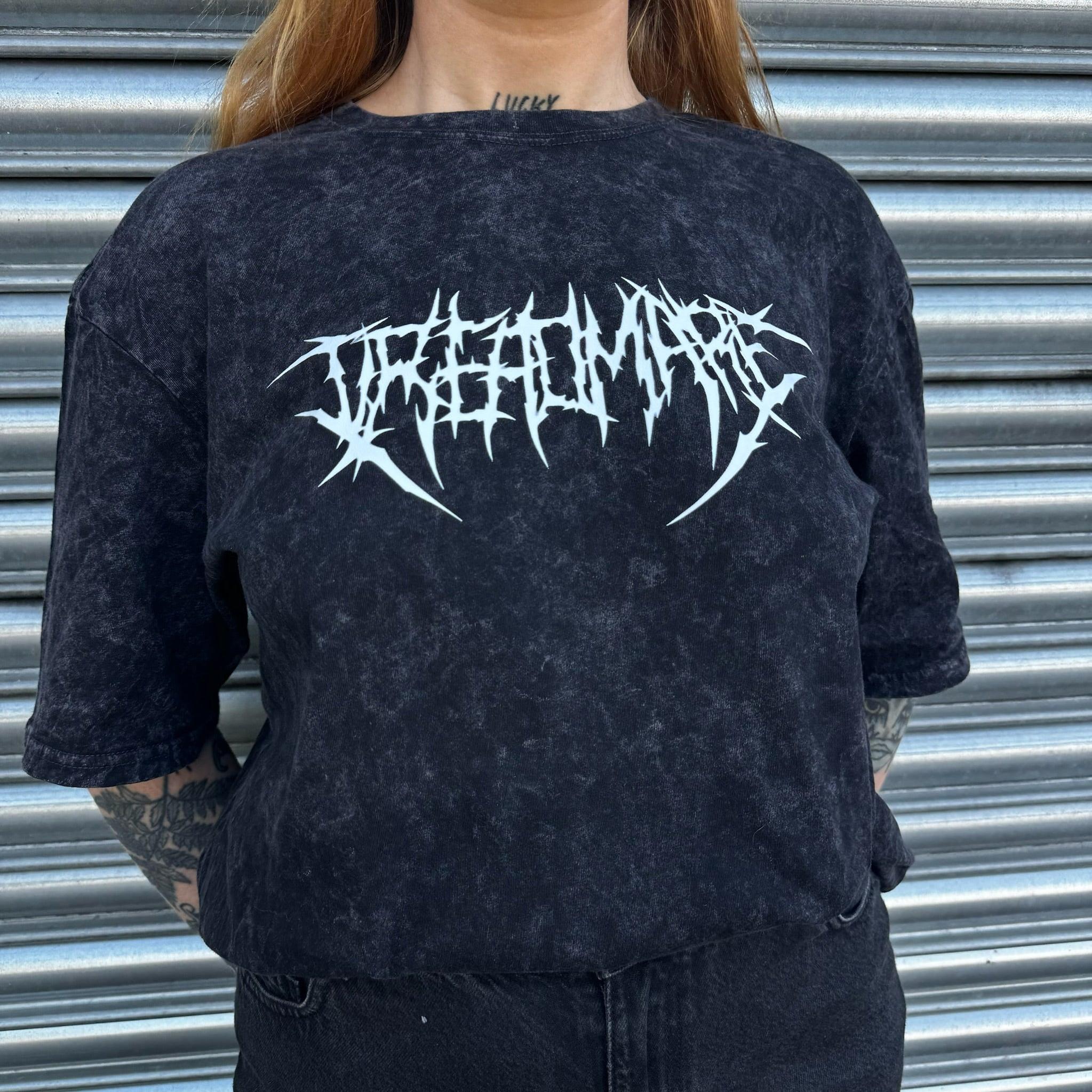 DREADMARE ACID WASH T SHIRT-Vicious Punx-Vicious Punx