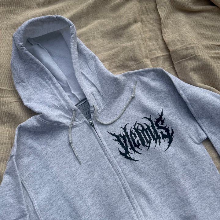 SAMPLE SALE - GREY VICIOUS ZIP UP
