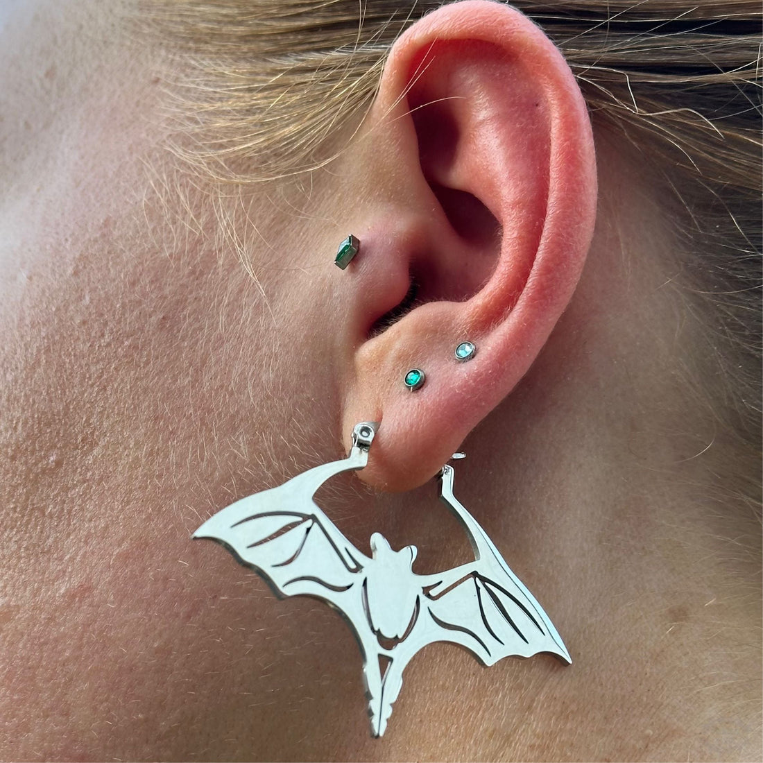 BAT HOOP EARRINGS-Vicious Punx-Vicious Punx