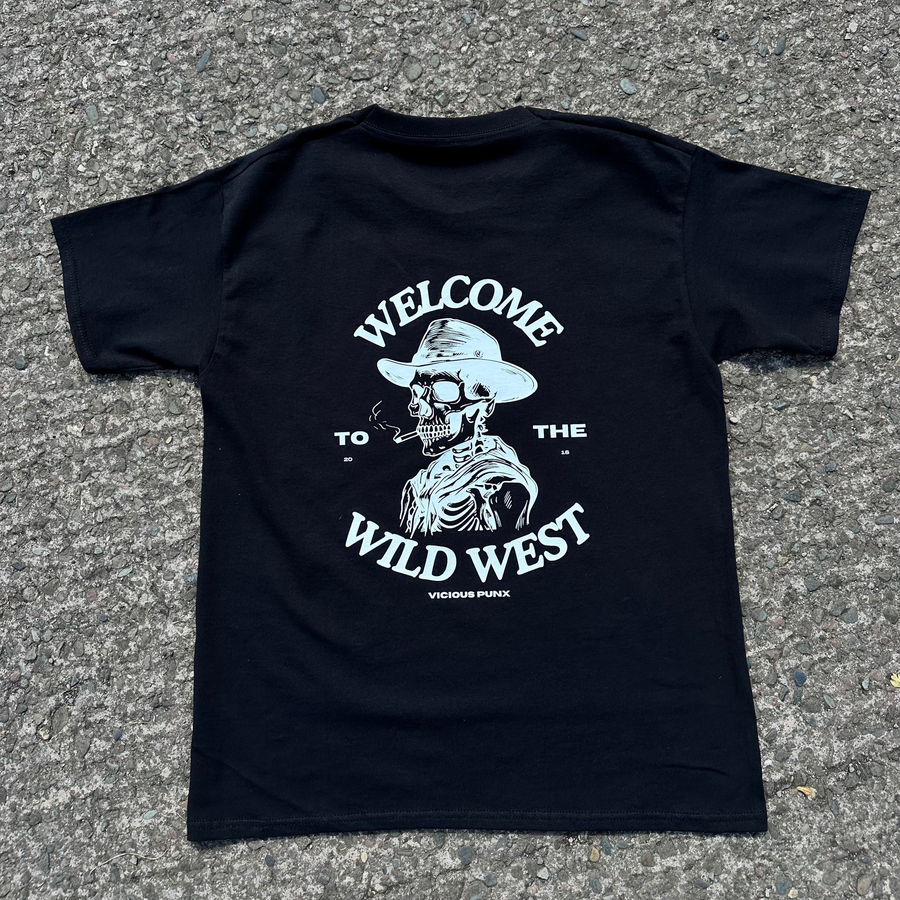 WILD WEST RODEO COWBOY T-SHIRT-Vicious Punx-Vicious Punx