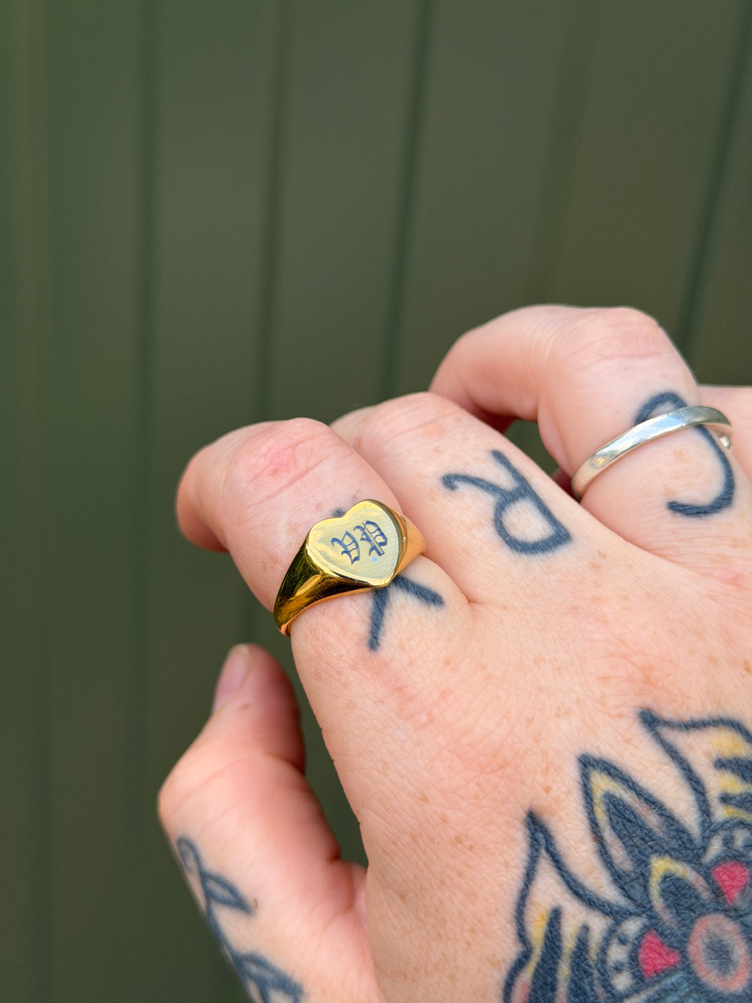 SAMPLE SALE - VP GOLD HEART RING