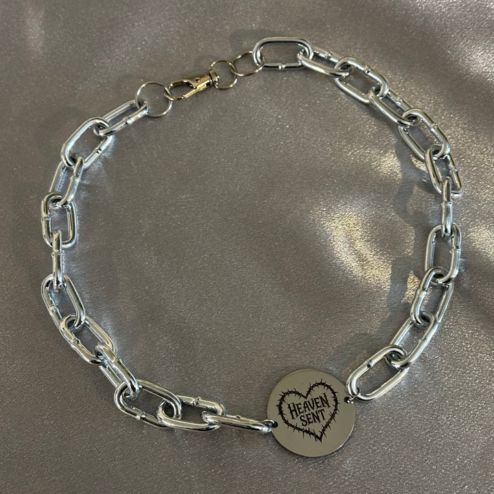 HEAVEN SENT HEART CHUNKY NECKLACE