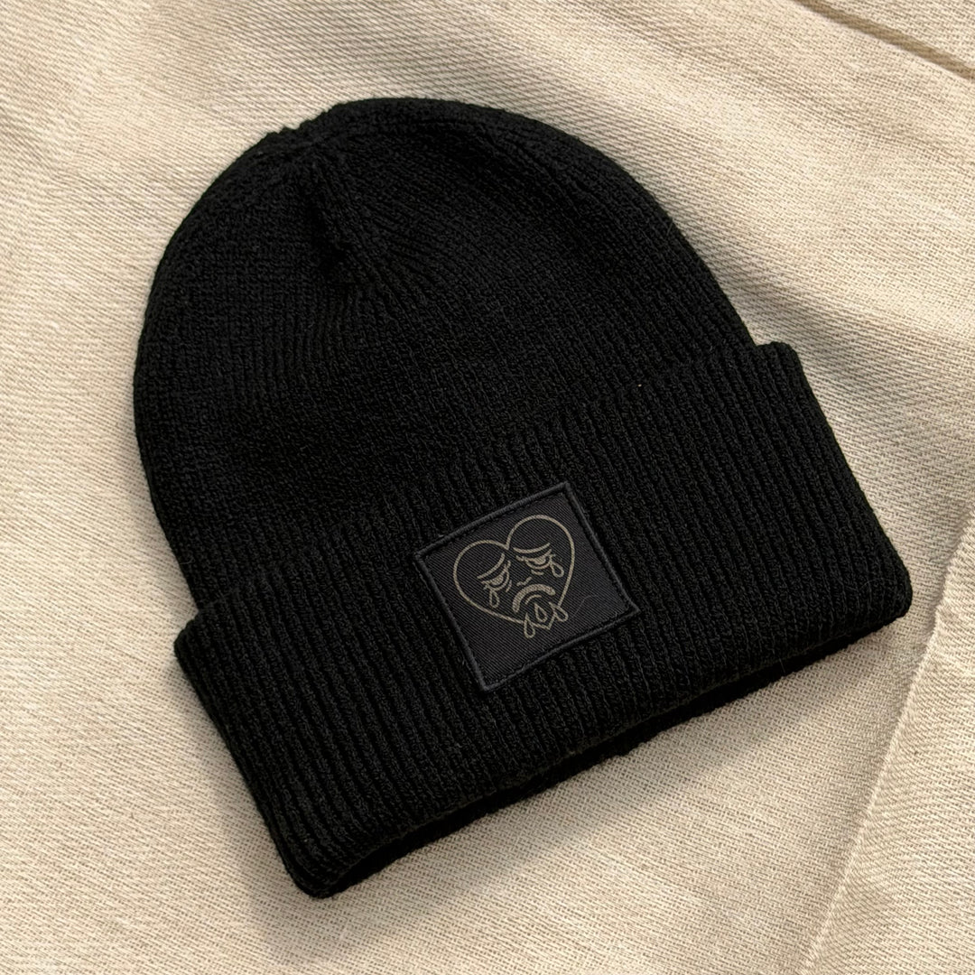 SAMPLE SALE - CRYING HEART BEANIE HAT