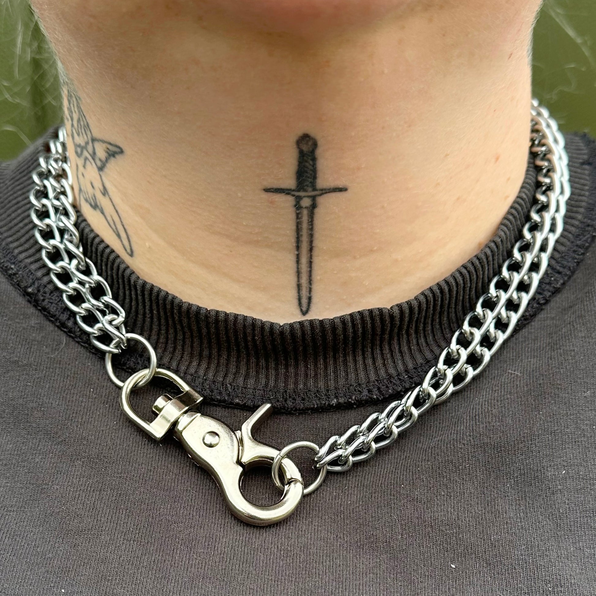 XL CLIP DOUBLE NECKLACE