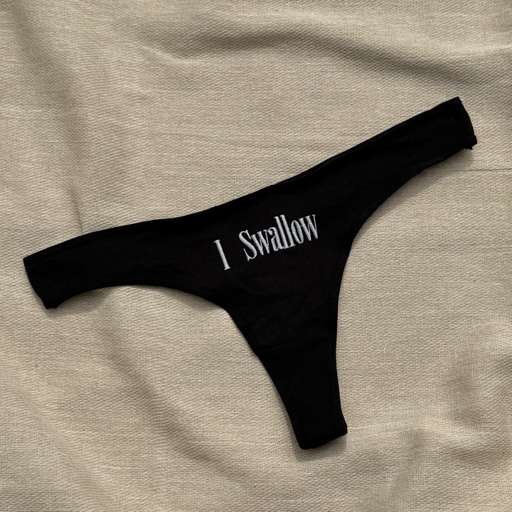 SAMPLE SALE - I SWALLOW THONG