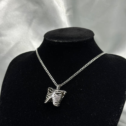 SKELETON RIB CAGE NECKLACE-Vicious Punx-Vicious Punx