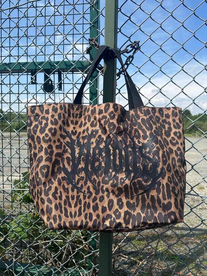 VICIOUS LEOPARD TOTE BAG