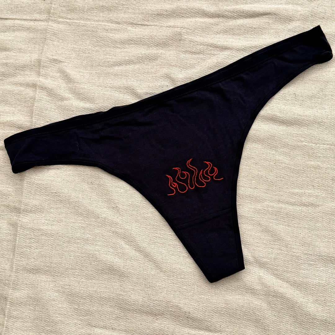 SAMPLE SALE - FLAME THONG