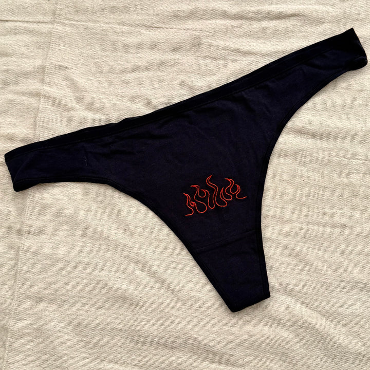 SAMPLE SALE - FLAME THONG