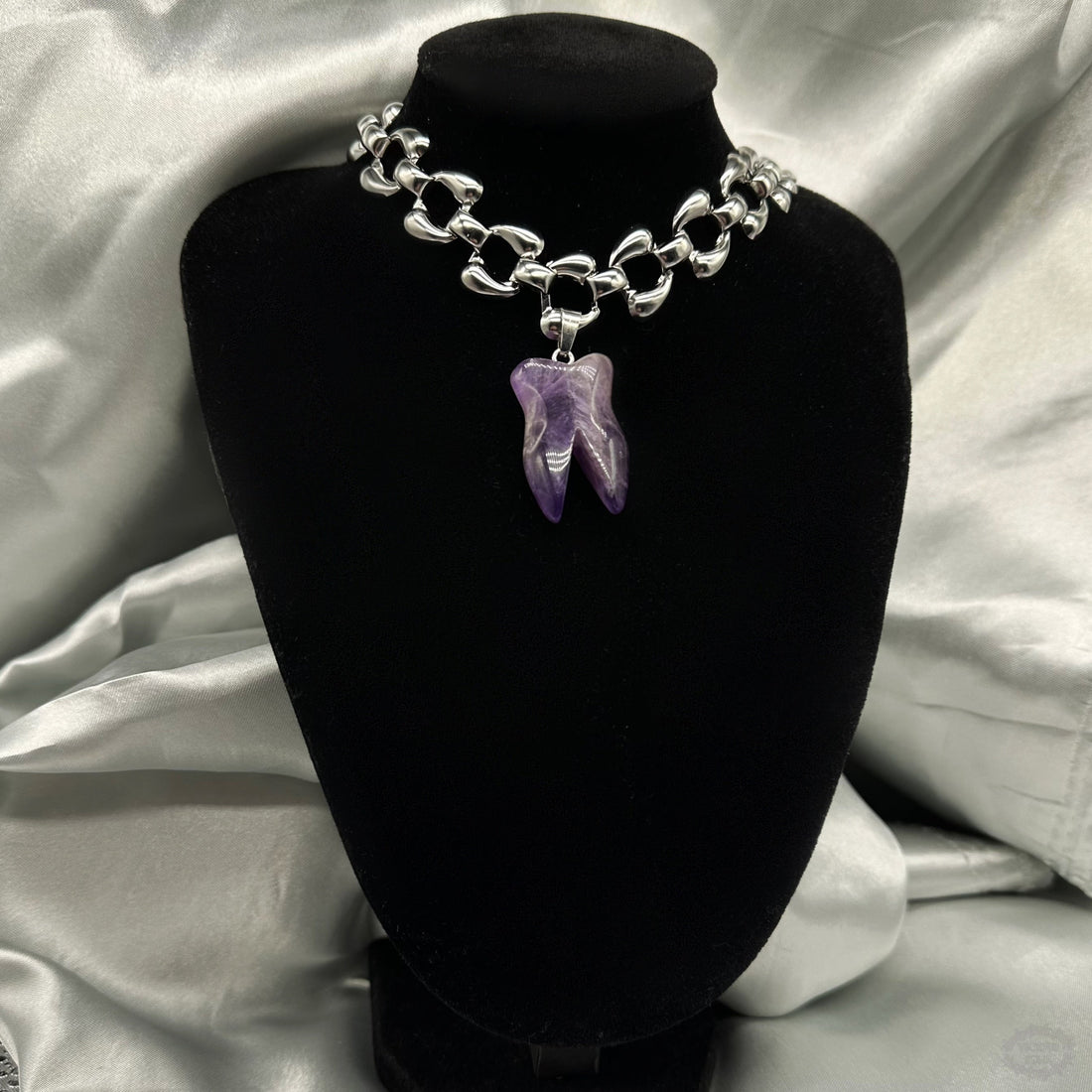 THE AMETHYST BITE NECKLACE-Vicious Punx-Vicious Punx