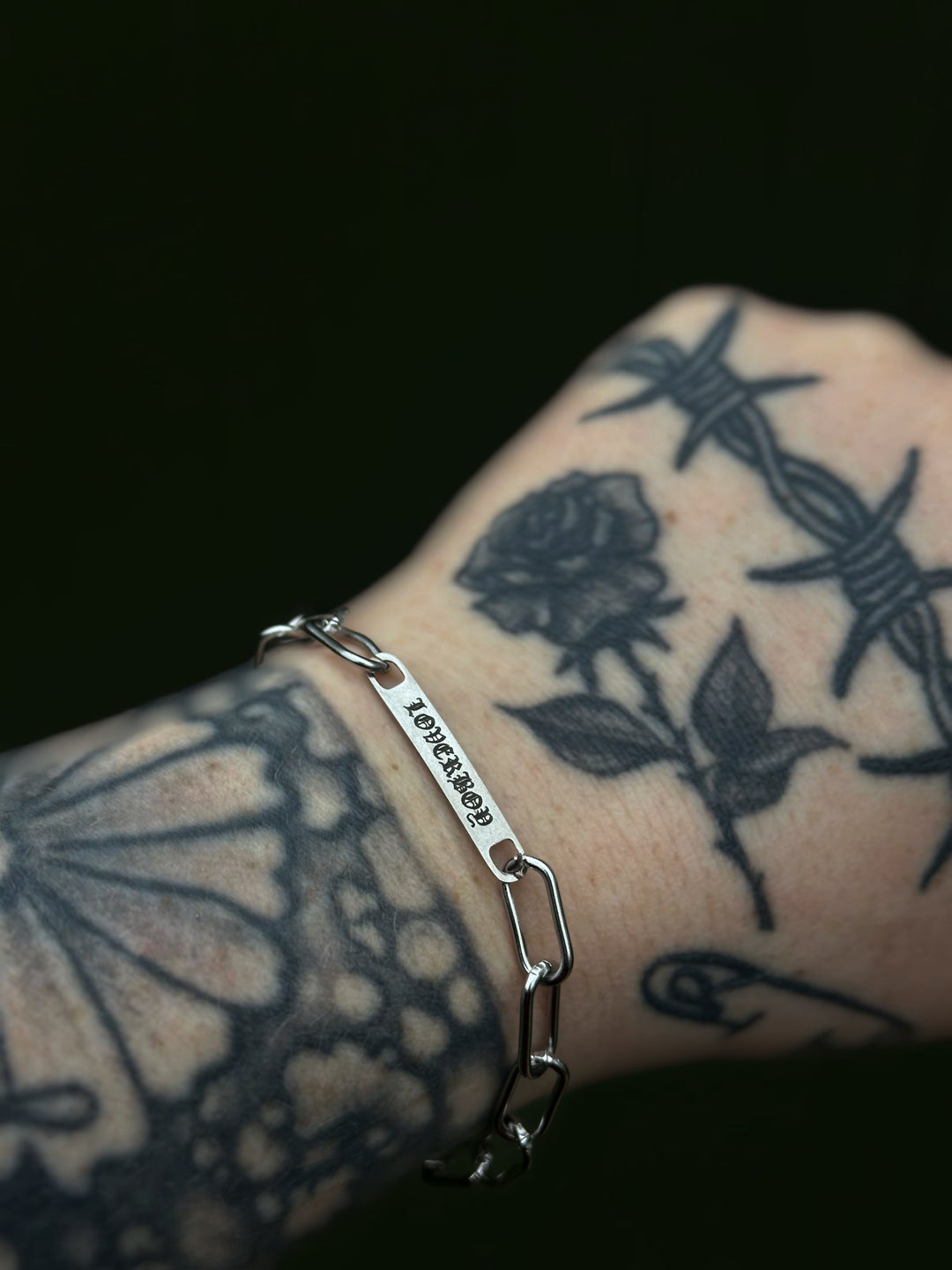 PERSONALISED PAPERCLIP BRACELET