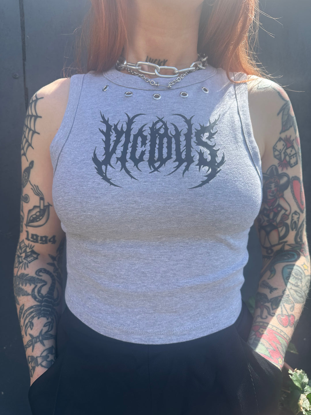 HEAVY METAL VICIOUS VEST TOP