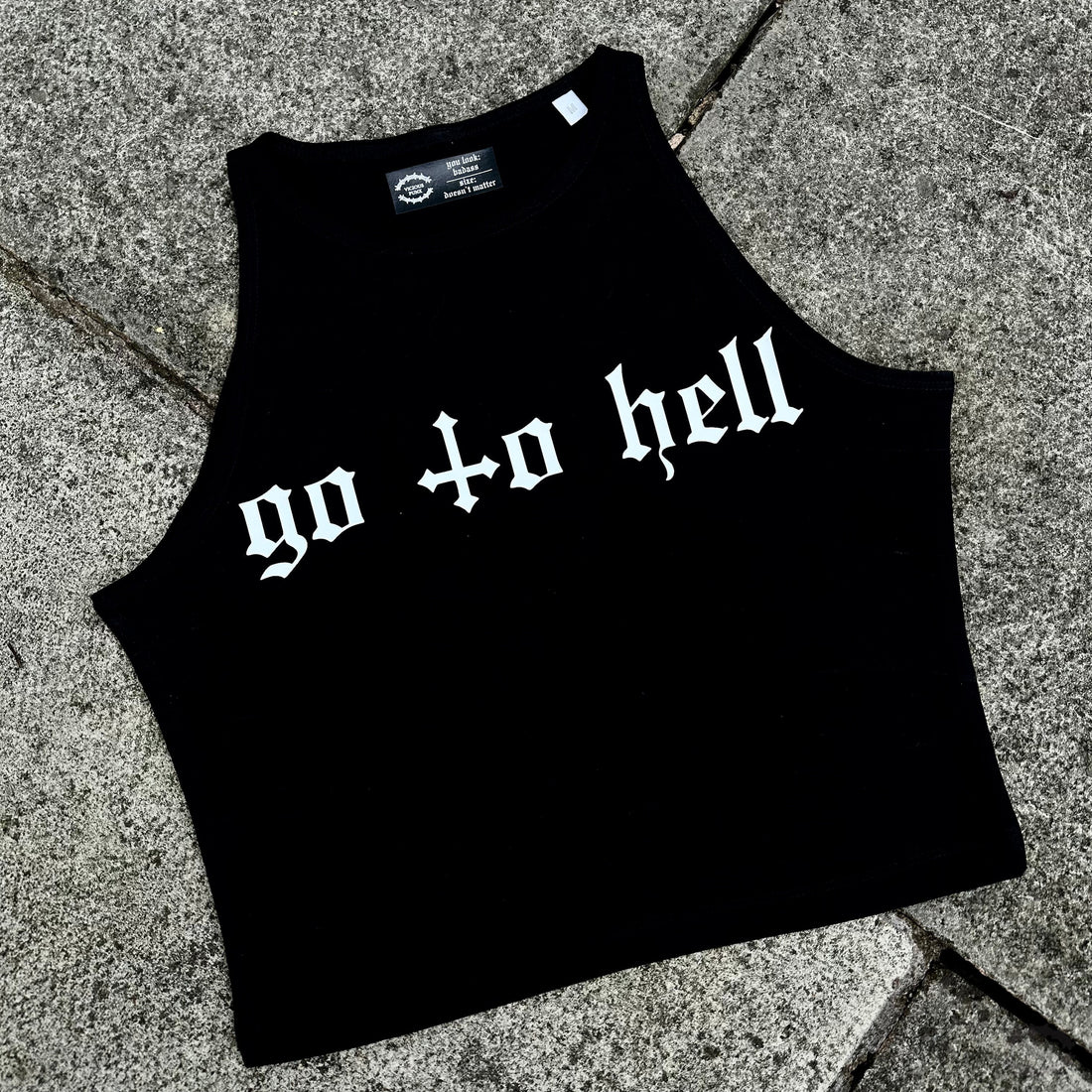 GO TO HELL VEST TOP-Vicious Punx-Vicious Punx