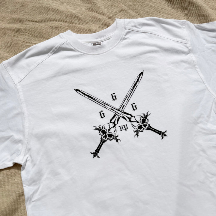 SAMPLE SALE - 666 WHITE T SHIRT