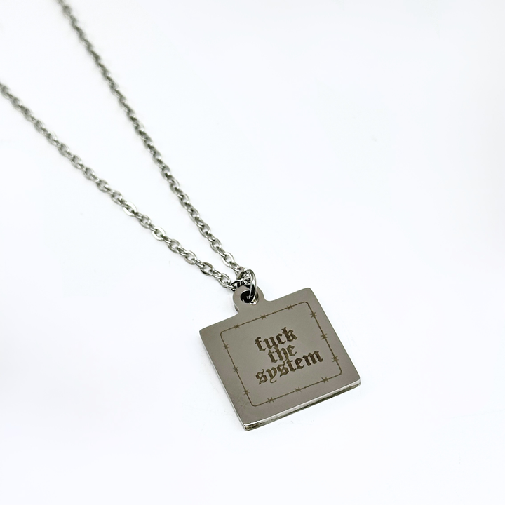 SALE - FTS PENDANT NECKLACE