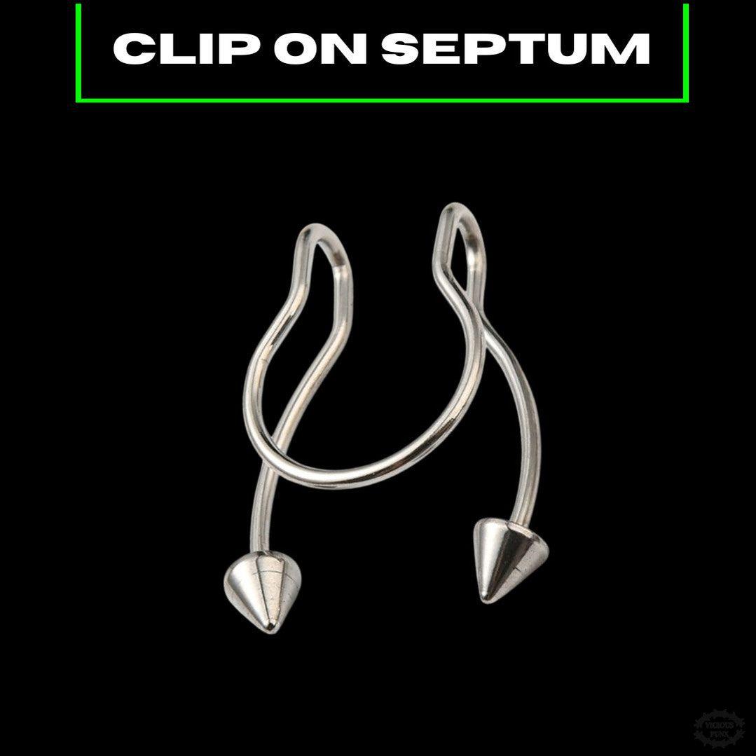 SLIDE ON SPIKE FAUX SEPTUM-Vicious Punx-Vicious Punx