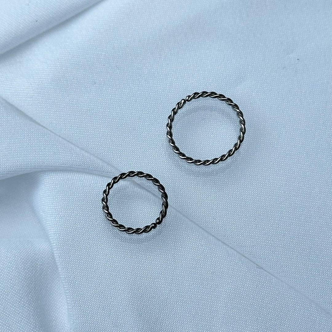 BENDABLE TWISTED NOSE RING