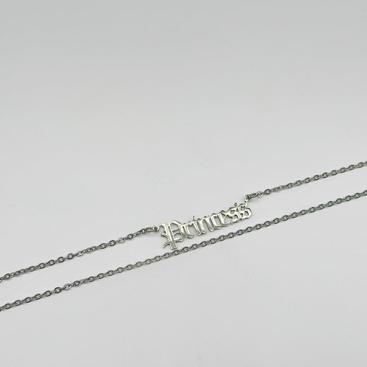 SALE - PRINCESS OLD ENGLISH NECKLACE
