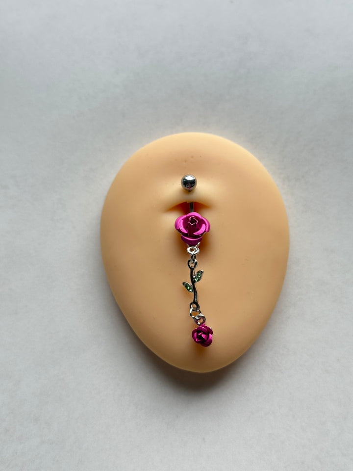 DANGLY FLOWER BELLY BAR