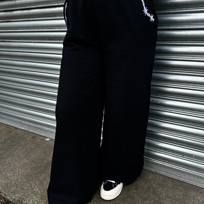 WIDE LEG BARBED WIRE JOGGERS
