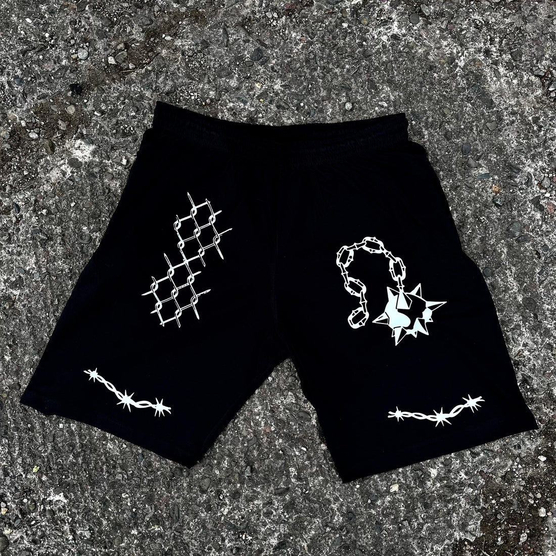 TATTOO FLASH JERSEY SHORTS