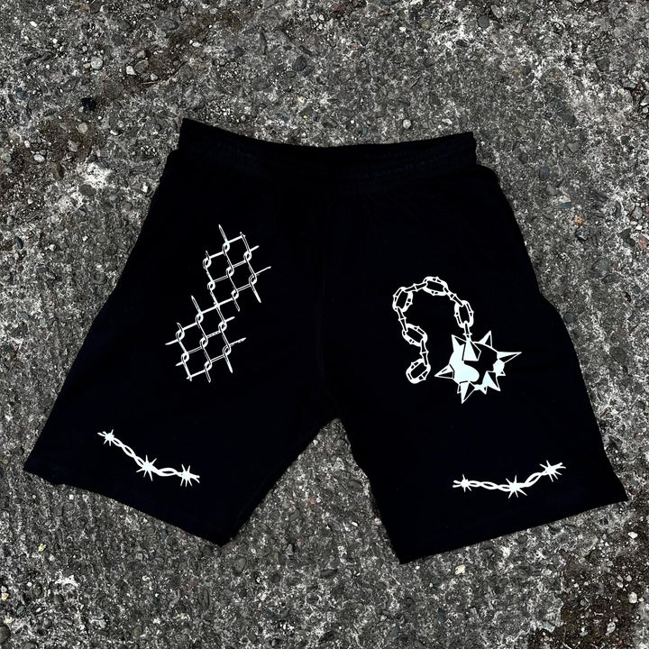 TATTOO FLASH JERSEY SHORTS