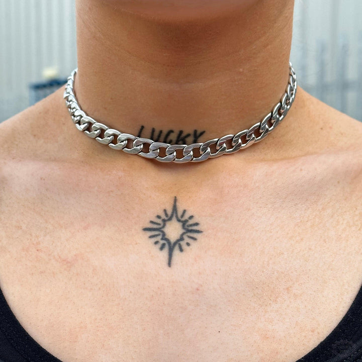 PLAIN XL CURB NECKLACE